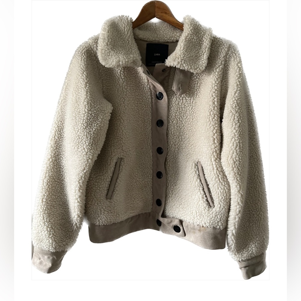 Zara Sherpa teddy jacket